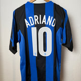 Inter Mailand 2004/05 Heimtrikot – Pirelli – Adriano – Nike – M