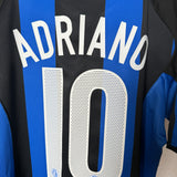 Inter Mailand 2004/05 Heimtrikot – Pirelli – Adriano – Nike – M