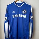 Chelsea FC 2013/14 Langarm-Heimtrikot – Fernando Torres #9 – adidas (M)