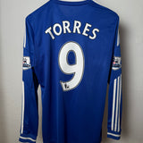 Chelsea FC 2013/14 Langarm-Heimtrikot – Fernando Torres #9 – adidas (M)