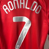 Manchester United 2007/08 Heimtrikot – Cristiano Ronaldo #7 – Langarm (S)
