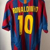 FC Barcelona 2005/06 Heimtrikot – Nike (M) Ronaldinho #10
