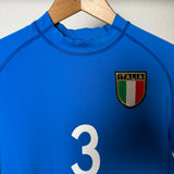 Italien 2002 Heimtrikot – Paolo Maldini #3 – Kappa (L, fällt kleiner aus)