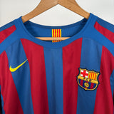 FC Barcelona 2005/06 Heimtrikot – Ronaldinho #10 – L