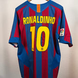 FC Barcelona 2005/06 Heimtrikot – Ronaldinho #10 – L