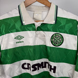 Celtic FC 1989/90 Home Shirt – Umbro – L