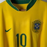Brasilien 2006 Heimtrikot – Ronaldinho #10 (L)