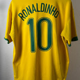 Brasilien 2006 Heimtrikot – Ronaldinho #10 (L)