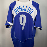 Brasilien Auswärtstrikot 2004 – Ronaldo #9 – Nike – Größe XL