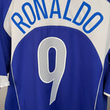 Brasilien Auswärtstrikot 2004 – Ronaldo #9 – Nike – Größe XL