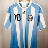 Argentina Home Jersey 2010 – Messi #10 – Adidas – Size M/L
