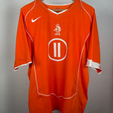Niederlande Heimtrikot 2004 – van der Vaart #11 – Nike – Größe XL