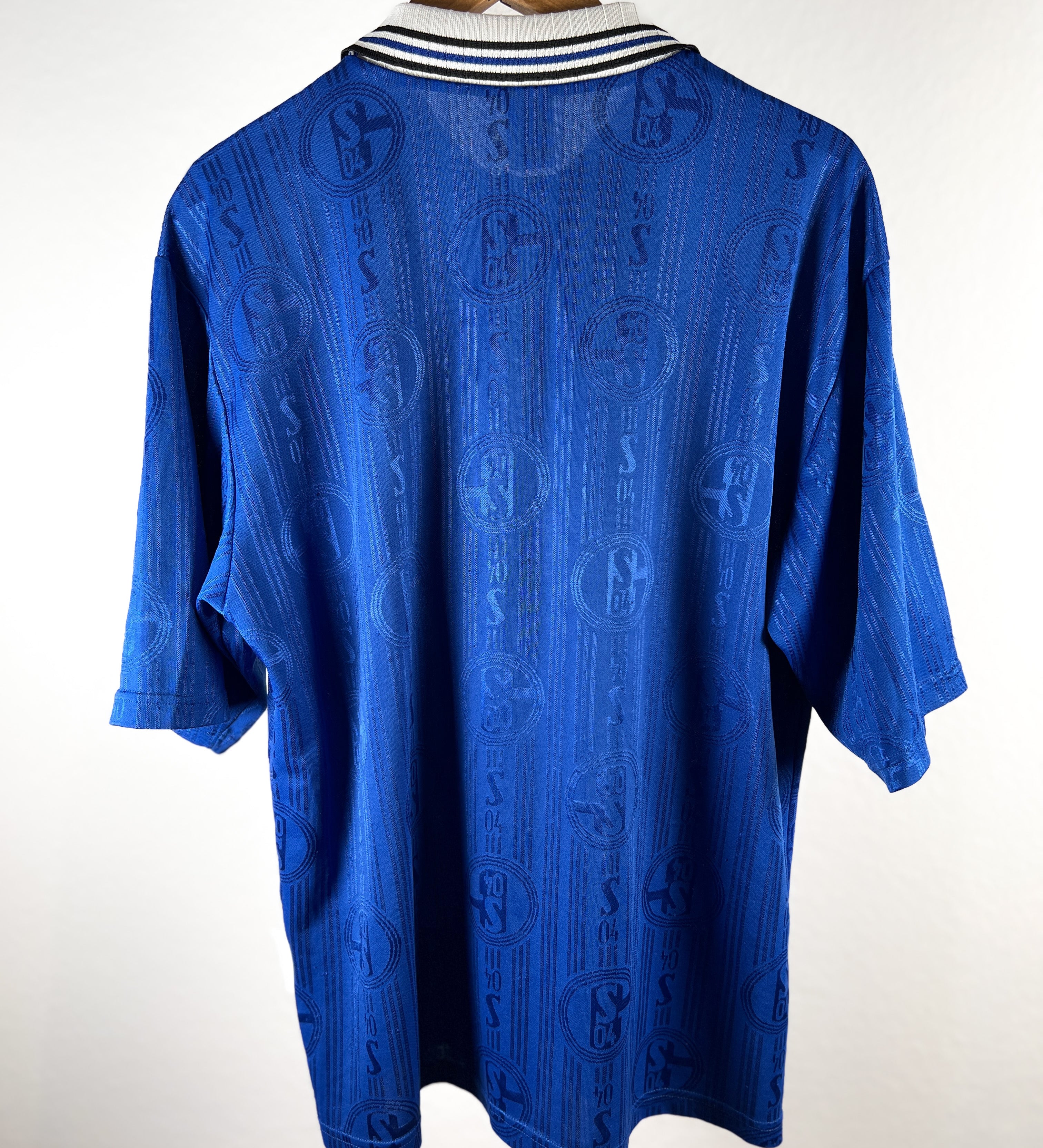 Schalke 04 1996/97 Vintage Heimtrikot – L – Kärcher – Jersely