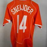 Niederlande Heimtrikot 2004 – Sneijder #14 – Nike – Größe M