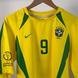 Brasilien 2002 WM Heimtrikot – Nike (L) – Ronaldo #9