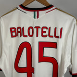 AC Milan Away Jersey 2013 – Balotelli #45 – Adidas – Size L