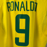 Brasilien 2002 WM Heimtrikot – Nike (L) – Ronaldo #9