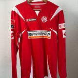 Matchworn! 1. FSV Mainz 05 2008/09 Heimtrikot Langarm – Karhan #21 – Lotto (XL)