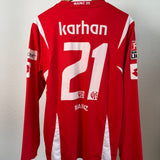 Matchworn! 1. FSV Mainz 05 2008/09 Heimtrikot Langarm – Karhan #21 – Lotto (XL)