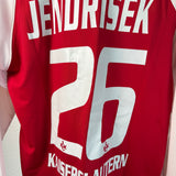 Matchworn! 1. FC Kaiserslautern 2008/09 Heimtrikot Langarm – Jendrišek #26 – Kappa (L)