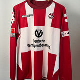 1. FC Kaiserslautern 2007/08 Heimtrikot Langarm Matchworn – Balázs Borbély #17 – Kappa (XL)