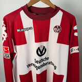1. FC Kaiserslautern 2007/08 Heimtrikot Langarm Matchworn – Balázs Borbély #17 – Kappa (XL)