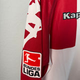 1. FC Kaiserslautern 2007/08 Heimtrikot Langarm Matchworn – Balázs Borbély #17 – Kappa (XL)