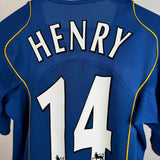 Arsenal Away Shirt 2004 - Henry #14 - Nike - Size S