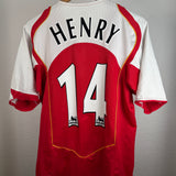 Arsenal Home Jersey 2004/05 – Henry #14 – Nike – Size M