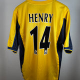 Arsenal Auswärtstrikot 1999 – Henry #14 – Sega – Nike – Größe XL