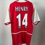 Arsenal FC 2002/03 Heimtrikot – Thierry Henry #14 – Nike (M)