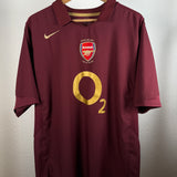 Arsenal 2005/06 Jubiläum-Auswärtstrikot – Highbury 1913–2006 – Vintage XL