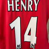 Arsenal FC 2002/03 Heimtrikot – Thierry Henry #14 – Nike (M)
