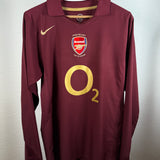 Arsenal Jubiläum-Auswärtstrikot 2005/06 – Highbury 1913–2006 – Langarm – Nike – Größe M
