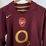 Arsenal Jubiläum-Auswärtstrikot 2005/06 – Highbury 1913–2006 – Langarm – Nike – Größe M