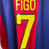 FC Barcelona 1998/99 Heimtrikot – Luís Figo #7 – Nike (XL)