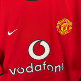 Manchester United 2002/03 Home Shirt – Beckham #7 – Size M