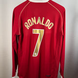 Manchester United Home Shirt 2006 – Ronaldo #7 – Long Sleeve – Nike – Size M