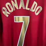 Manchester United Home Shirt 2006 – Ronaldo #7 – Long Sleeve – Nike – Size M