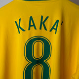 Brasilien 2006 Heimtrikot – Kaká #8 (XL)