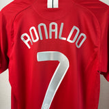 Manchester United 2007/08 Heimtrikot – Nike  – Cristiano Ronaldo #7 - M