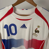 Frankreich 2006 Auswärtstrikot – Zidane #10 (XL)