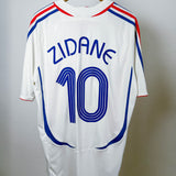 Frankreich 2006 Auswärtstrikot – Zidane #10 (XL)