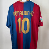 FC Barcelona Heimtrikot 2006 – Ronaldinho #10 – Größe XL