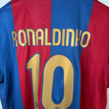 FC Barcelona Heimtrikot 2006 – Ronaldinho #10 – Größe XL