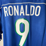 Brasilien 1998 Auswärtstrikot – Ronaldo #9 – Nike (L)