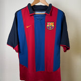 FC Barcelona Heimtrikot 2003 – Ronaldinho #10 – Nike – Größe L