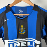 Inter Mailand 2004/05 Heimtrikot – Pirelli – Adriano – Nike – S