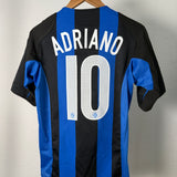 Inter Mailand 2004/05 Heimtrikot – Pirelli – Adriano – Nike – S