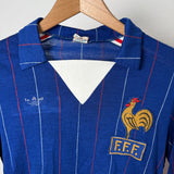 France 1983 Home Shirt – Adidas – Long Sleeve – Michel Platini Era – Size S